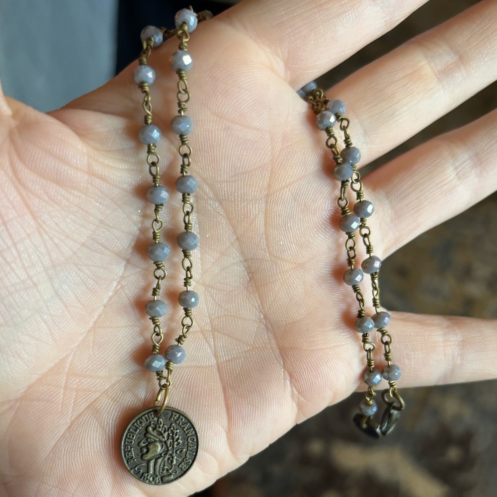 Choker Necklace and Bracelet Set